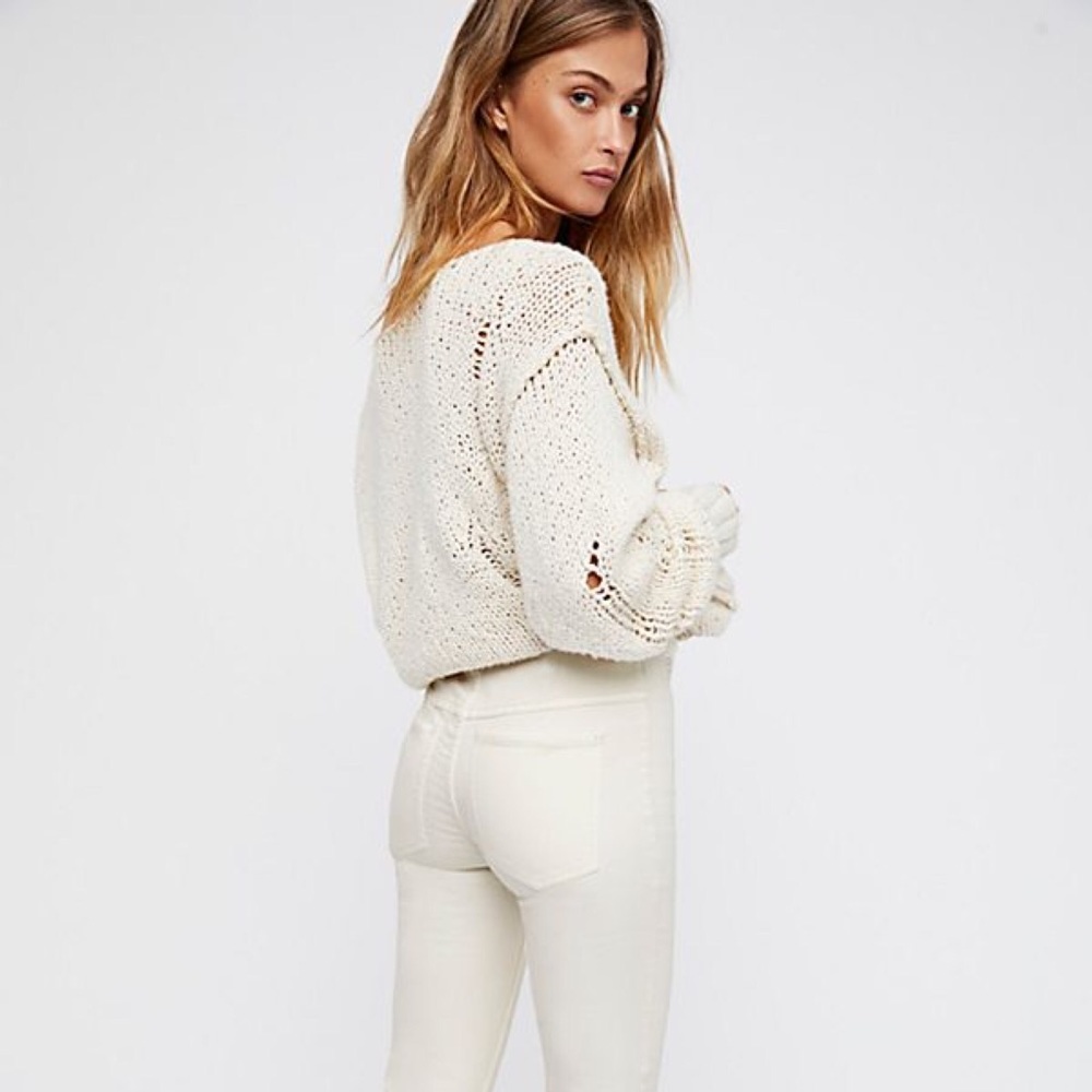 FREE PEOPLE NWT PENNY PULL ON FLARE DENIM JEAN - Picture 3 of 6